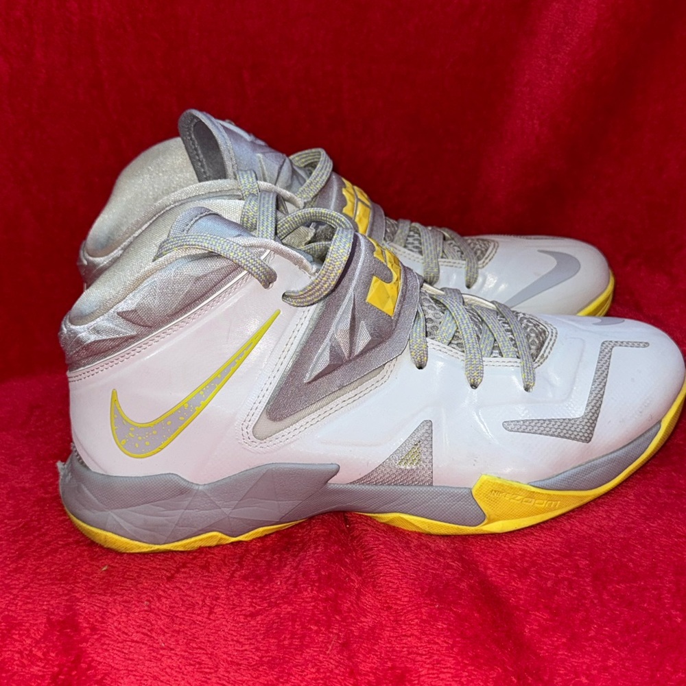 Nike Gray and Yellow Athletic Sneakers
